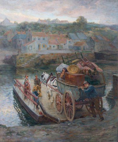 Attraversamento del traghetto Hylton, 1912 da Ralph Hedley
