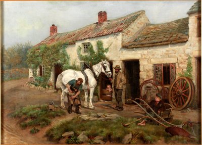 Fabbro, Hexham Bridge End, 1885 da Ralph Hedley