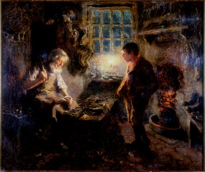 La bottega del calzolaio, 1909 da Ralph Hedley
