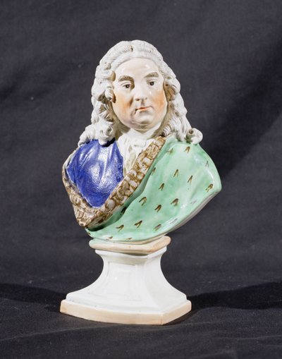 Busto ritratto di Staffordshire di George Frederick Handel (1685-1759) da Ralph Junior Wood