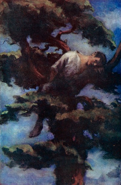 Illustrazione per Robinson Crusoe di Daniel Defoe da Ralph Noel Pocock