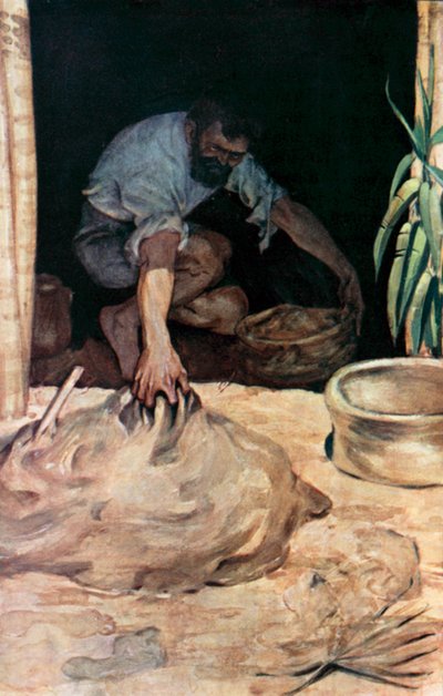 Illustrazione per Robinson Crusoe di Daniel Defoe da Ralph Noel Pocock
