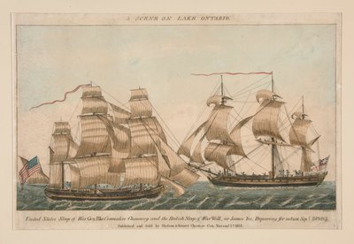Una scena sul Lago Ontario (Sloop Pike e Wolf) da Ralph Rawdon