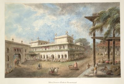 Strada principale o Choke a Farrukhabad da Ram Sita