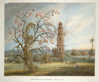 La torre a cinque piani a Gaur conosciuta come Pir Asa Minar o Firoz Shah Minar da Ram Sita