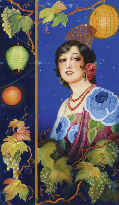 Giovane donna con scialle, c.1925 da Ramón José Izquierdo y Garrido