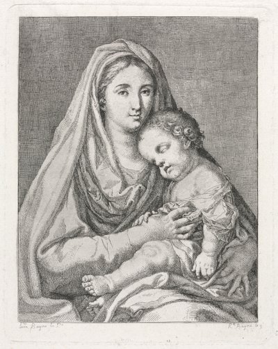 Madonna e bambino (dopo Francisco Bayeu y Subias) da Ramon Bayeu y Subias