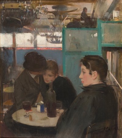 Interno del Moulin de la Galette da Ramon Casas i Carbo