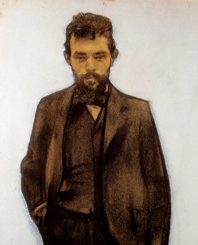 Ritratto di Amadeo Vives (1871-1932) compositore da Ramon Casas i Carbo