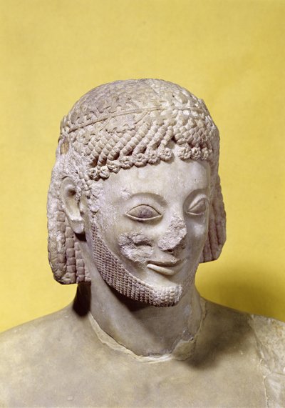 Testa del Cavaliere Rampin, c.550-540 a.C. da Rampin Master