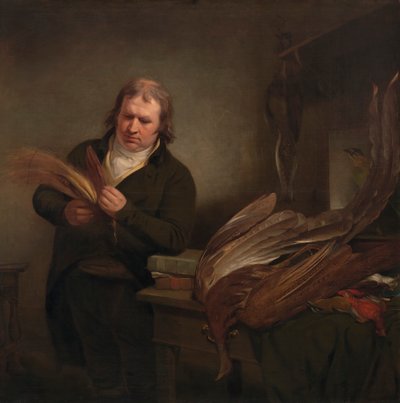 Un ornitologo, possibilmente John Latham da Ramsay Richard Reinagle