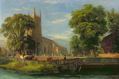 Chiesa parrocchiale di Croydon, 1839 da Ramsay Richard Reinagle