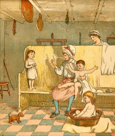 Ora del bagno, c1881 da Randolph Caldecott
