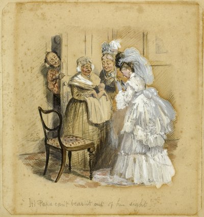 È papà che non riesce a toglierlo dalla sua vista da Randolph Caldecott