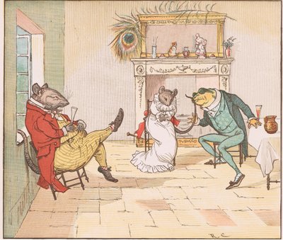 Per favore, signor Rana, ci canterà una canzone? da Randolph Caldecott
