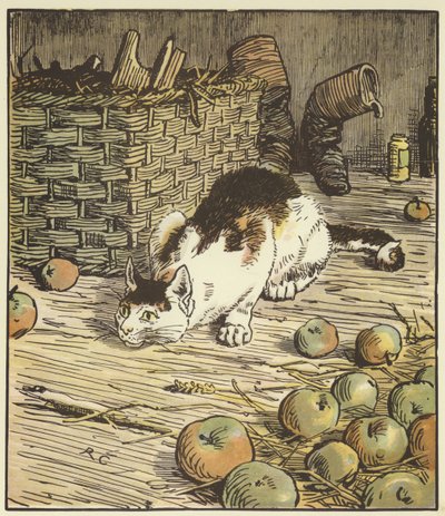 La casa che Jack costruì (litografia a colori) da Randolph Caldecott