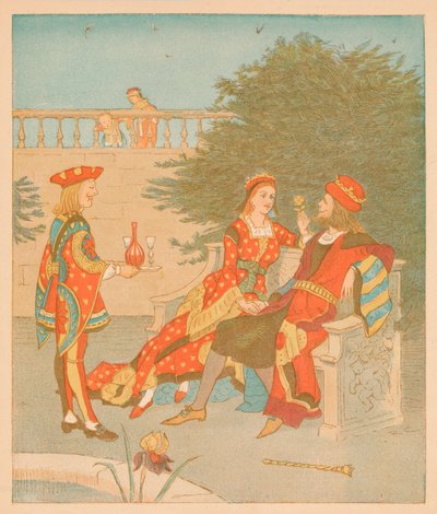 Il fante di cuori e la regina di cuori da Randolph Caldecott