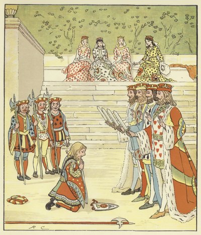 La regina di cuori da Randolph Caldecott