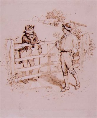 Il pastore, illustrazione da 