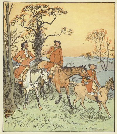I tre cacciatori gioviali da Randolph Caldecott