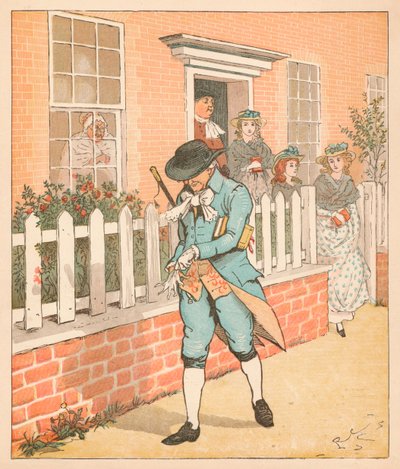 Il buon uomo di Islington che si avvia in chiesa da Randolph Caldecott