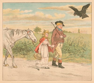 Il corvo dispettoso volò via ridendo da Randolph Caldecott