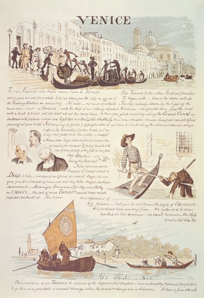 Venezia, con schizzi a cartone da Randolph Caldecott