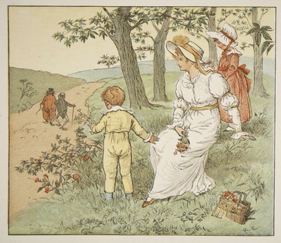 Camminando verso la Sala di Mousey, illustrazione da 