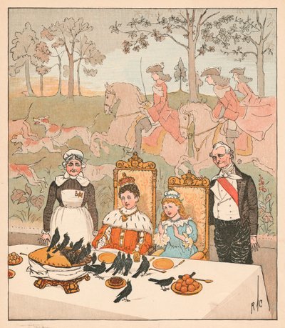 Non era forse un piatto delizioso da mettere davanti al re, 1880 da Randolph Caldecott