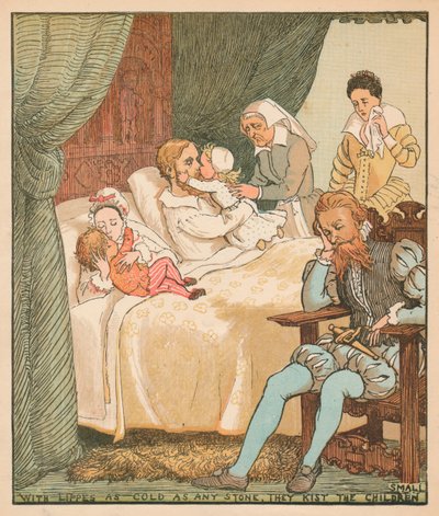 Con Labbra Fredde come Qualsiasi Pietra, Baciarono i Bambini Piccoli, c1878 da Randolph Caldecott