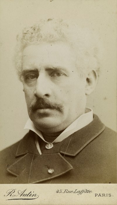 Ritratto del compositore Olivier Métra da Raoul Autin