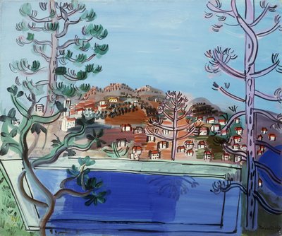 Una piscina a Golfe Juan; Le Reservoir a Golfe Juan da Raoul Dufy