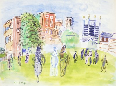 Ascot, gli stand; Ascot, le tribune da Raoul Dufy