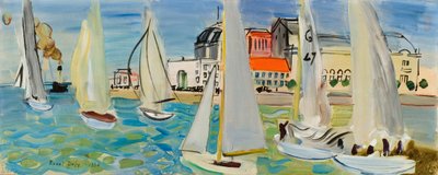 Barche a Le Havre da Raoul Dufy