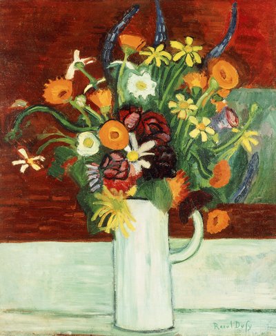 Bouquet di fiori in un vaso; Bouquet de Fleurs dans un Vase da Raoul Dufy