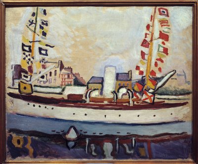 Barca a baluardo, XX secolo (olio su tela) da Raoul Dufy
