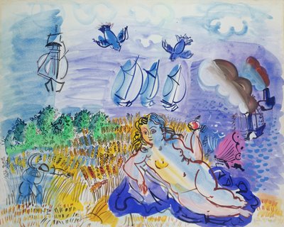 Cerere in riva al mare da Raoul Dufy