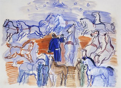 Cavalli del circo; Cavalli nel circo da Raoul Dufy