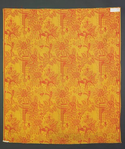Panno con disegno in stile Art Nouveau (tessuto) da Raoul Dufy