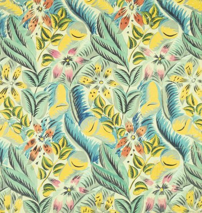 Fiori e foglie (guazzo su carta) da Raoul Dufy