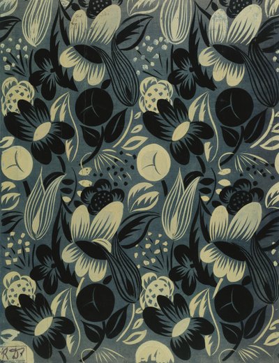 Fiori su sfondo blu; Fleurs sur Fond Bleu da Raoul Dufy