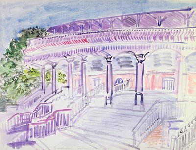 Goodwood, 1930 circa (acquerello su carta) da Raoul Dufy