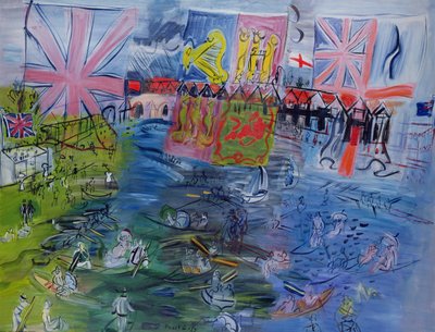 Regata di Henley con bandiere da Raoul Dufy