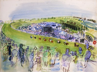 Le Jour du Derby (Epsom, Royal Enclosure) da Raoul Dufy
