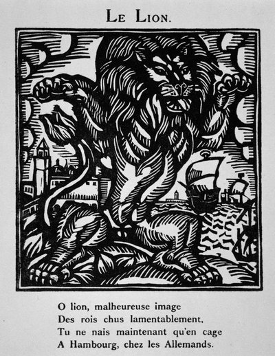 Il leone - in "Le Bestiaire ou cortège d