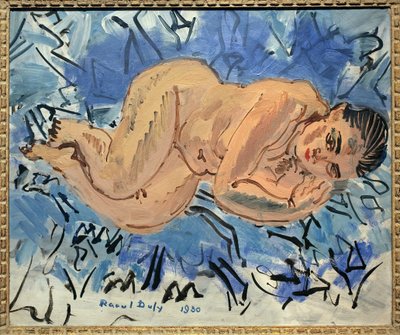 Nudo femminile. Dipinto di Raoul Dufy (1877-1953), olio su tela da Raoul Dufy