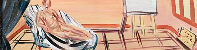 Nudo con cavalletto (olio su tela) da Raoul Dufy