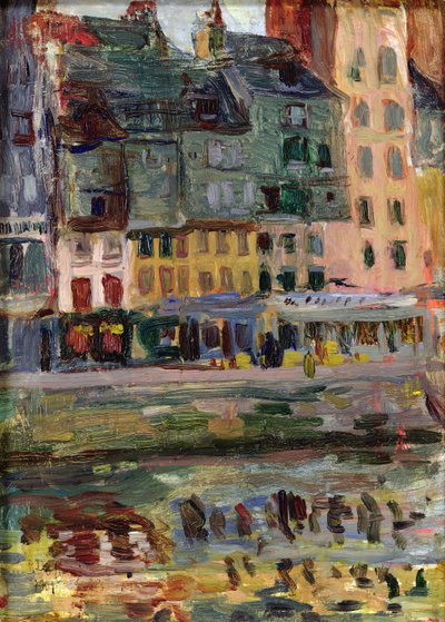 Antiche case sul porto di Le Havre da Raoul Dufy