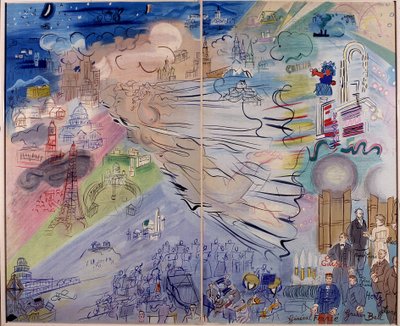 Quadro "La Fee Electricite" di Raoul Dufy (1877-1953) da Raoul Dufy