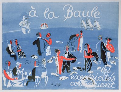 Manifesto pubblicitario della stazione balneare di La Baule da Raoul Dufy